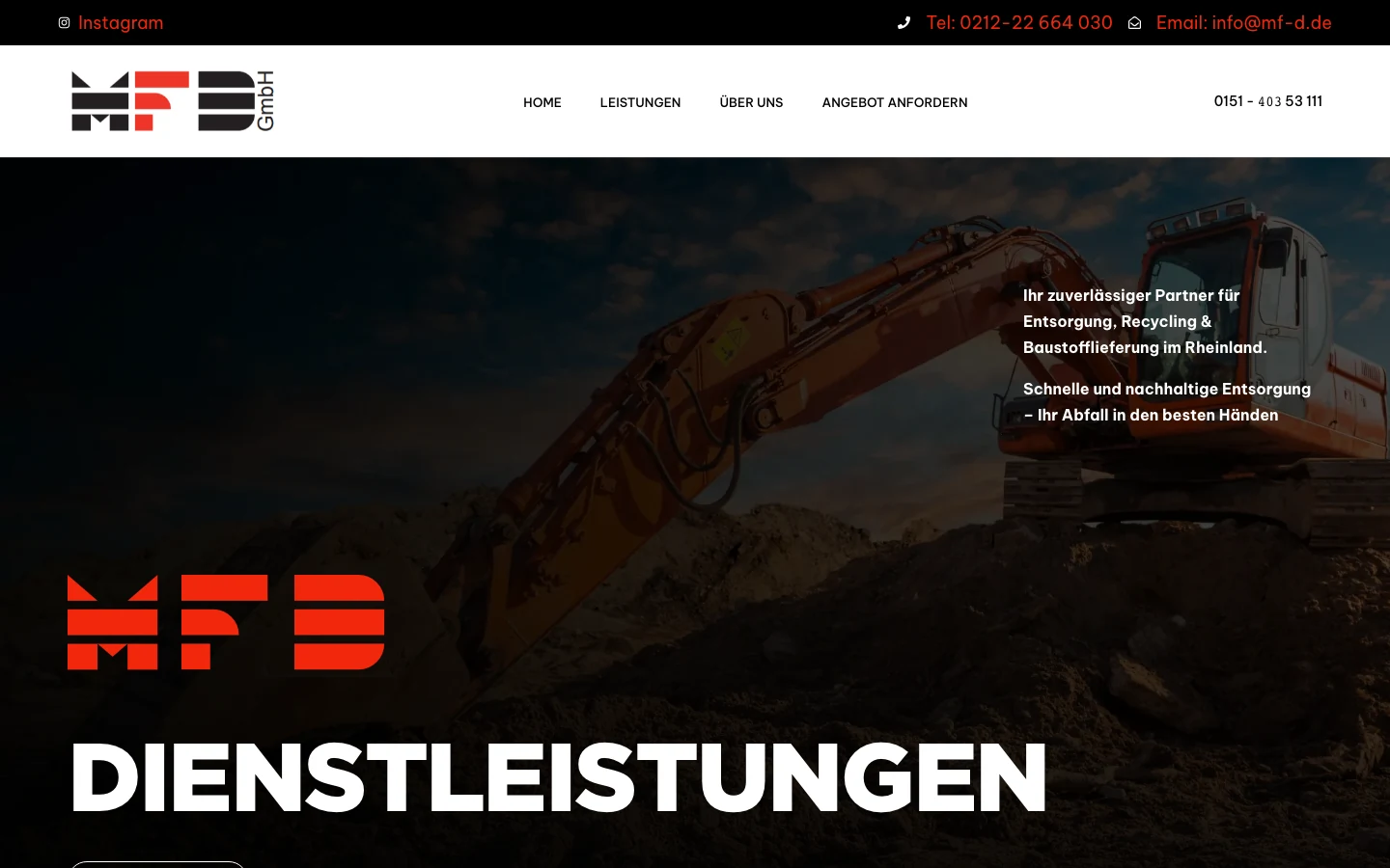 Screenshot MFD GmbH