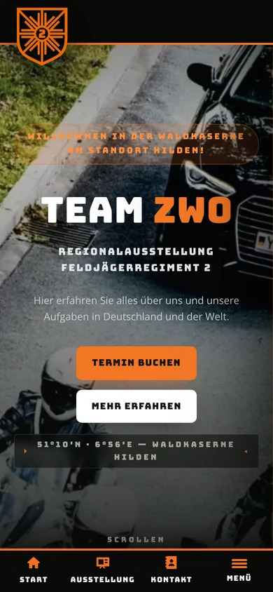 Mobile-Ansicht Regionalausstellung der Feldjäger Hilden