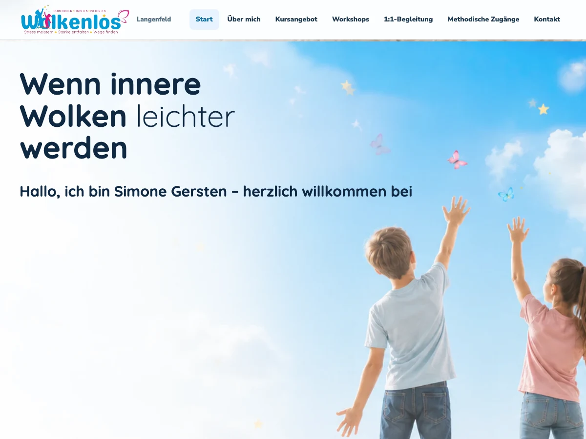 Tablet-Ansicht Wolkenlos Langenfeld